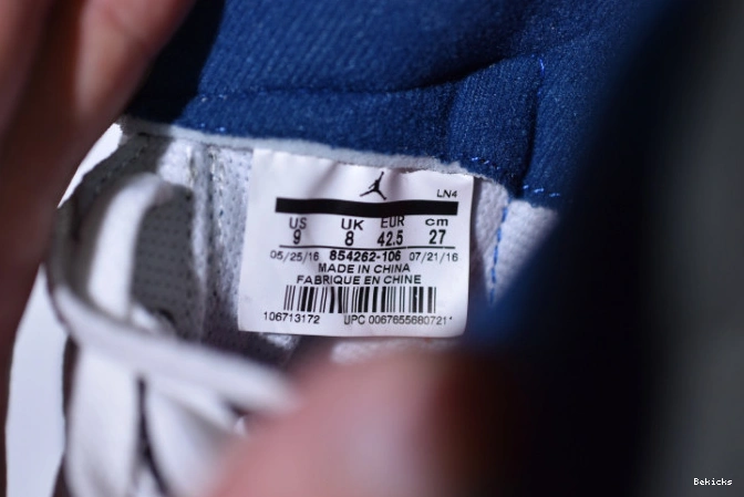 Rep BK 3 blue jordan nike 854262-106 air look first air true retro 1201